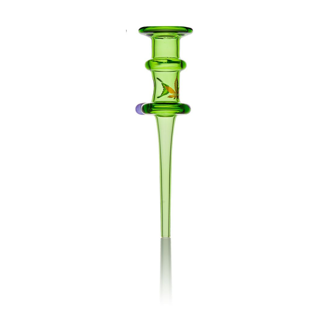 Green Glass Straw